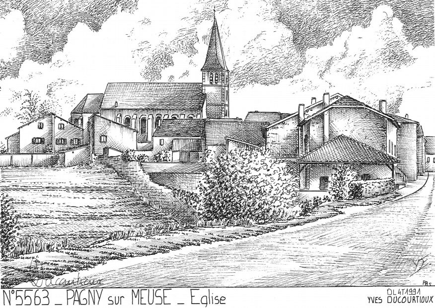 N 55063 - PAGNY SUR MEUSE - glise